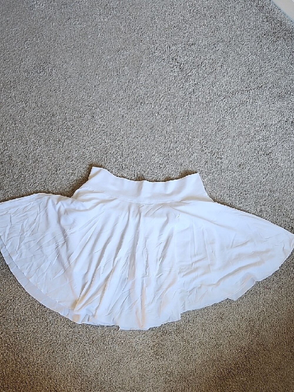 Two Classic Circle Skater Skirts — White and Black B. - Picture 6 of 8